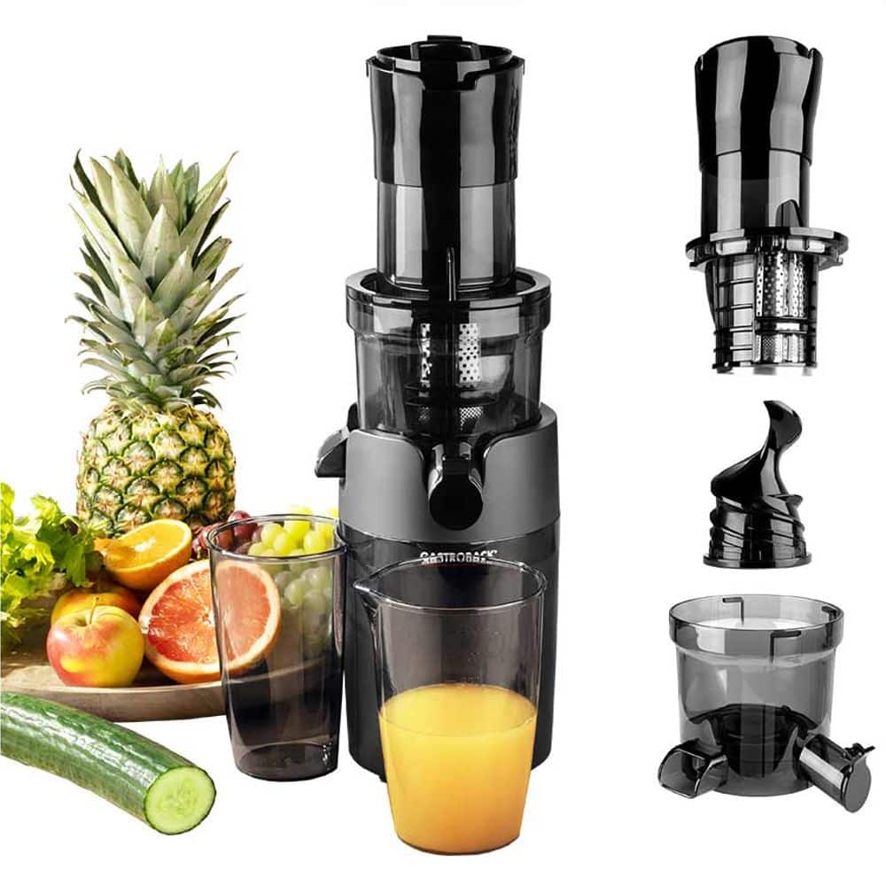 Storcator pentru fructe si legume Slow Juicer, Gastroback, Slow Juicer Vita Fresh, negru