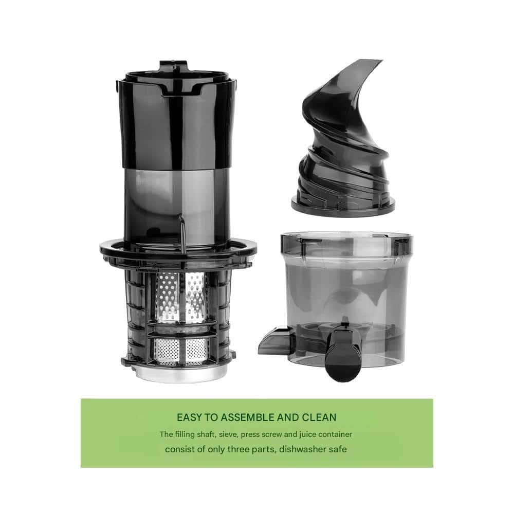 Storcator pentru fructe si legume Slow Juicer, Gastroback, Slow Juicer Vita Fresh, negru