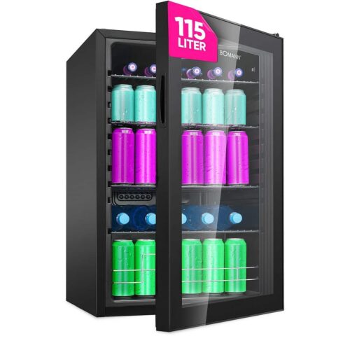 Vitrina frigorifica, Bomann, KSG7290N, 115 litri, negru