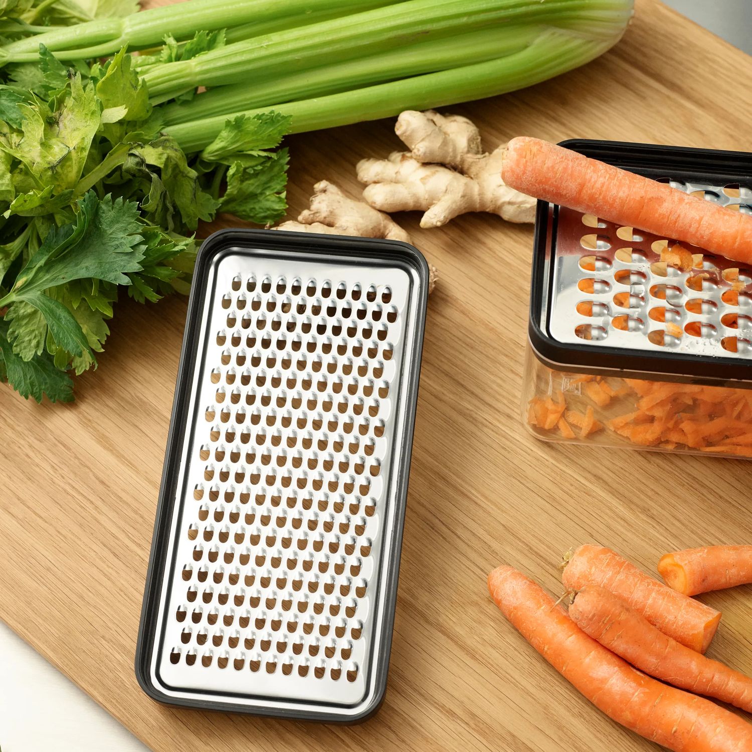 Razatoare manuala, RIG-TIG, Grate-it, 2 fete, negru