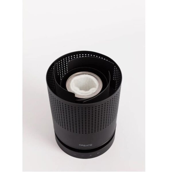 Lampa pe gaz si boxa integrata, CREATE, Speaker Fire, negru