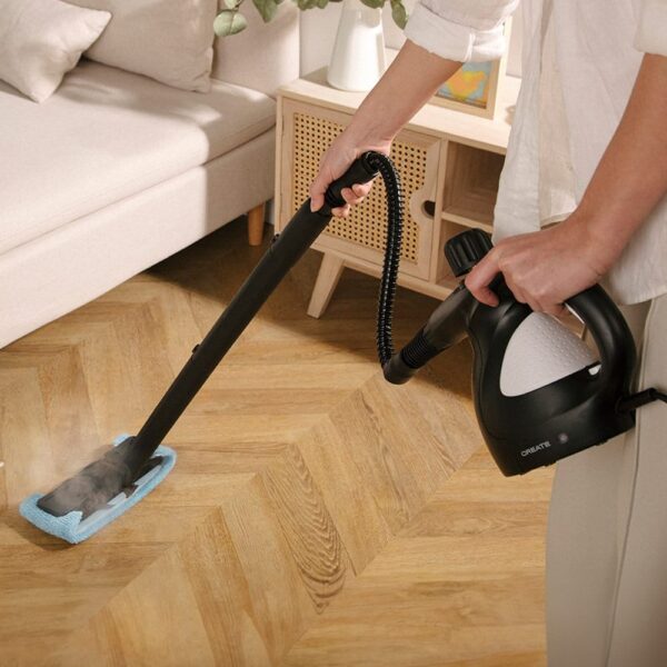 Aparat de curatat cu aburi, CREATE, Steam Cleaner, 1100 W, 250 ml, negru