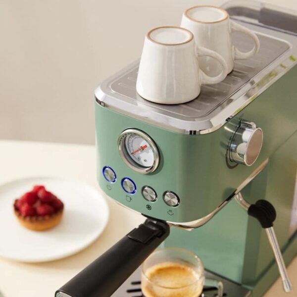 Espressor Retro semiautomat, CREATE, Thera Classic Compact, sage