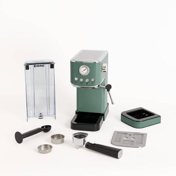 Espressor Retro semiautomat, CREATE, Thera Classic Compact, sage