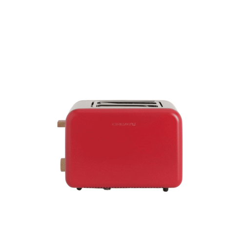 Prajitor de paine, CREATE, Retro, 2 felii, rosu