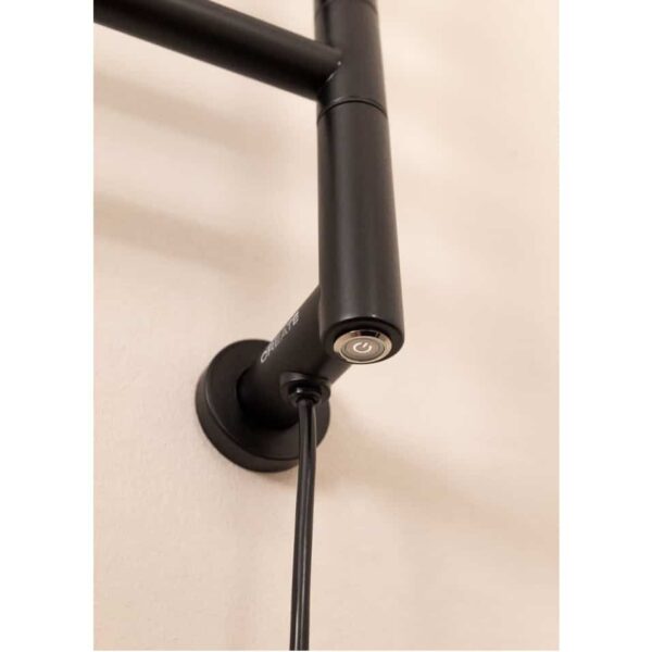 Radiator electric pentru baie, CREATE, Warm Towel Minimal, negru