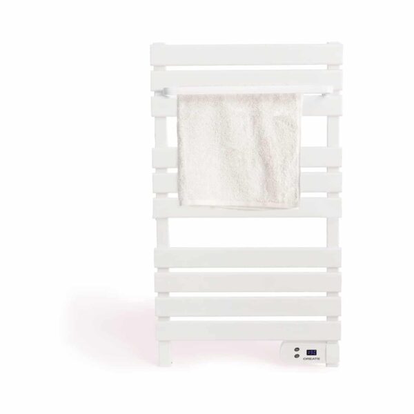 Radiator electric de perete pentru baie, CREATE, Warm Towel, alb