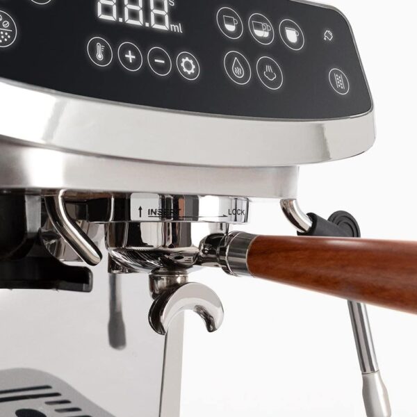 Espressor semiautomat, CREATE, Thera Advance Touch, 20 bari, inox