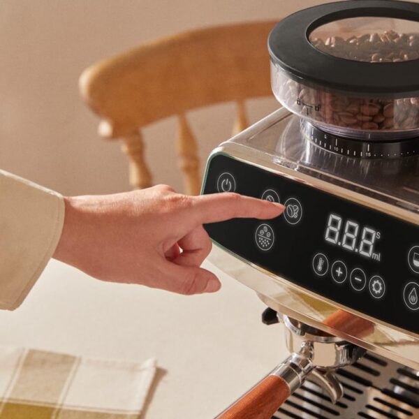 Espressor semiautomat, CREATE, Thera Advance Touch, 20 bari, inox