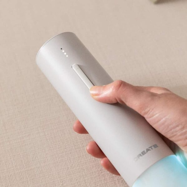 Tirbuson electric, CREATE, autonomie 50 sticle, alb