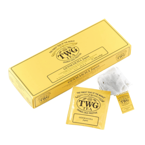 Ceai premium 15 plicuri, TWG Tea, Genmaicha Japan Tea, 37.5 g