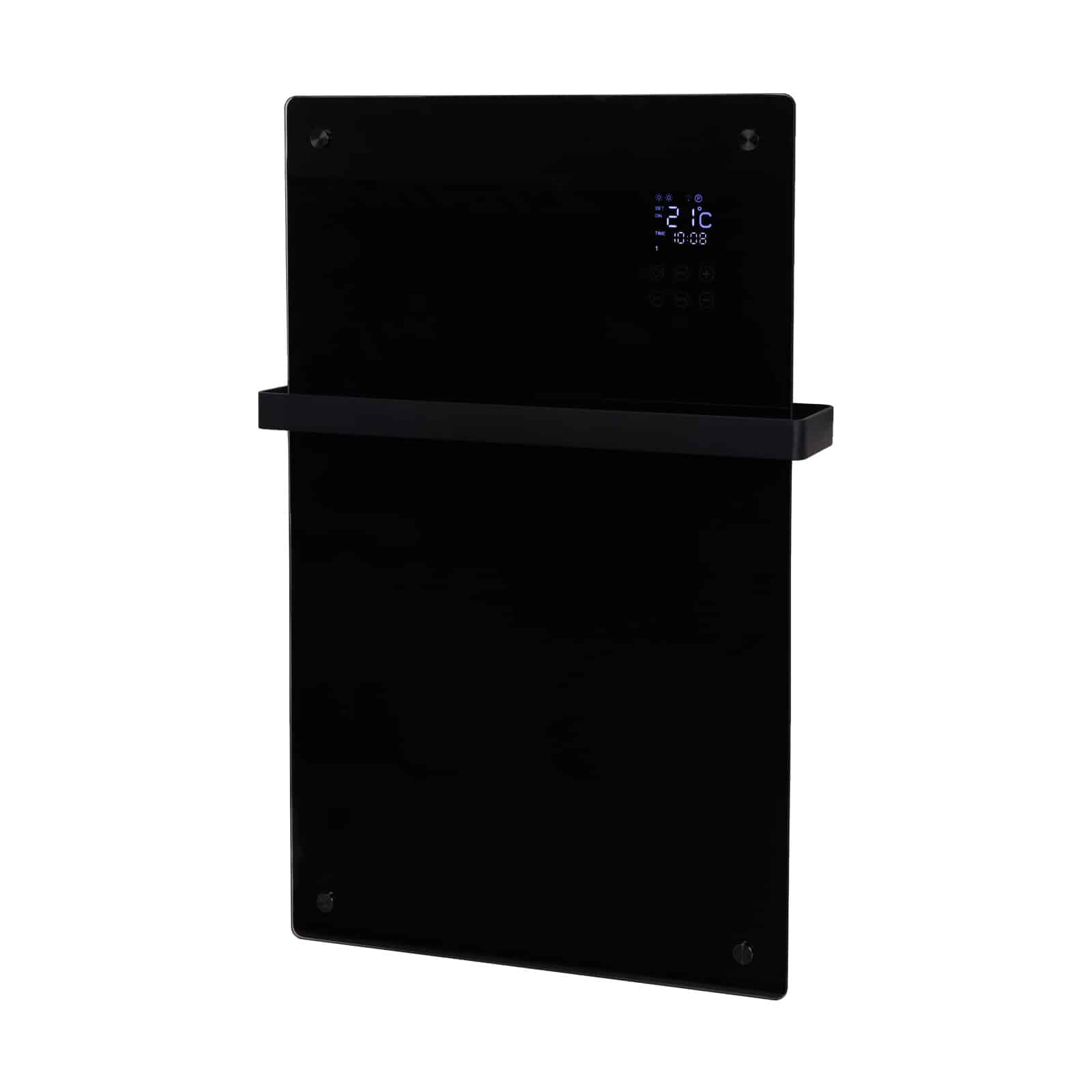 Incalzitor electric pentru baie port-prosop, Eurom, Sani Verre 1200 Wifi, negru