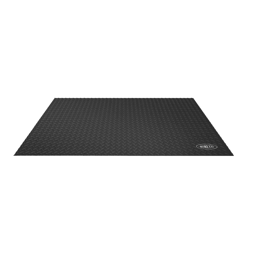 Covor protectie pentru gratar, Boretti, BBA103, Barbecue Floor Mat, 120 x 80 cm, antracit