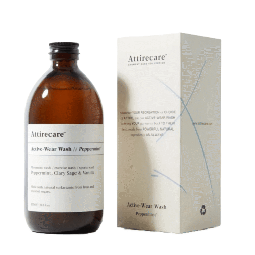 Detergent de rufe natural universal, Attirecare, Active Wear Wash Peppermint, 20 spalari, 500 ml