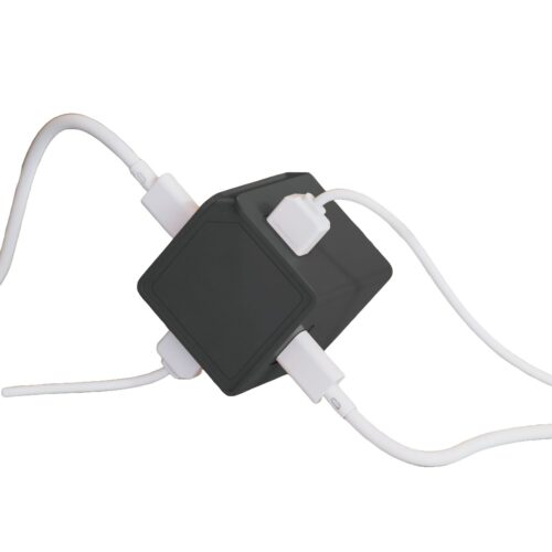 Incarcator USB, Cube Extended by Allocacoc, 4xUSB, 1.5m, gri