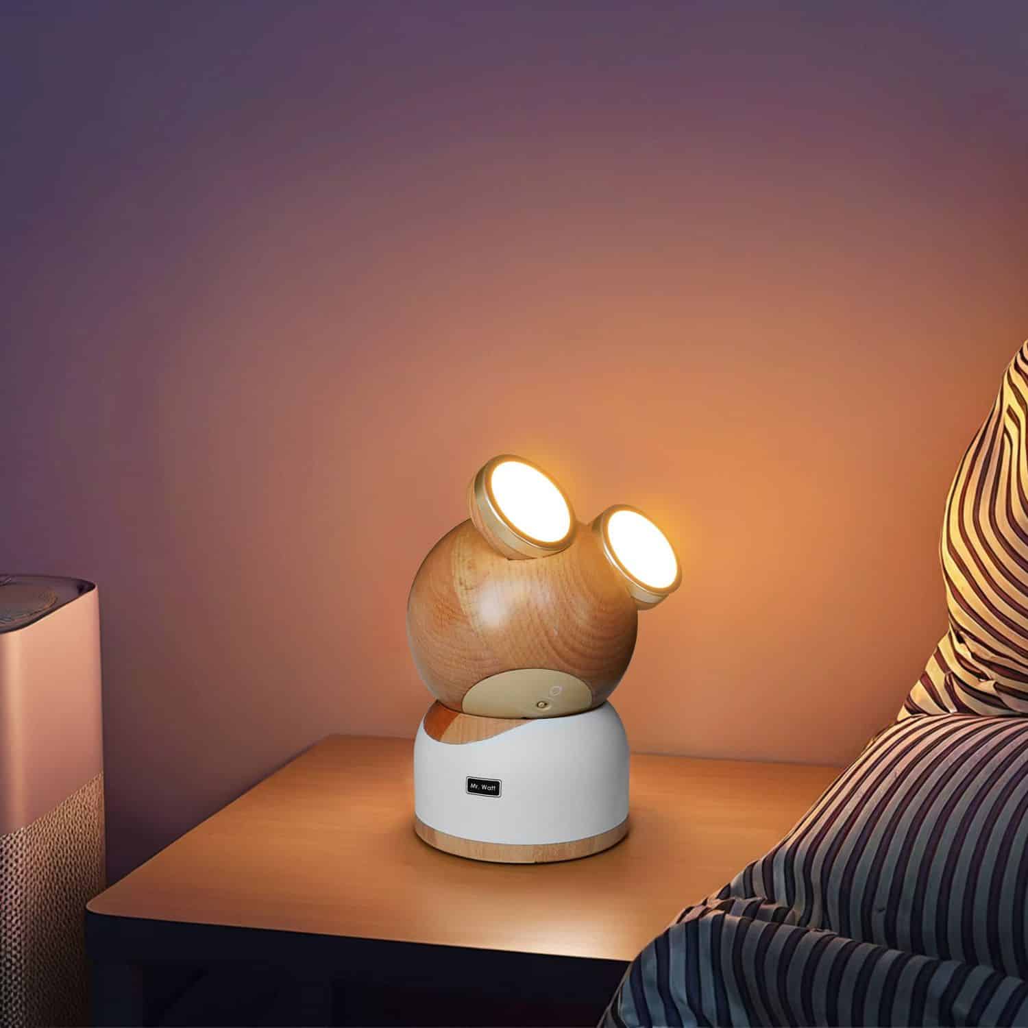 Lampa de veghe, DesignNest, Mr. Watt, alb