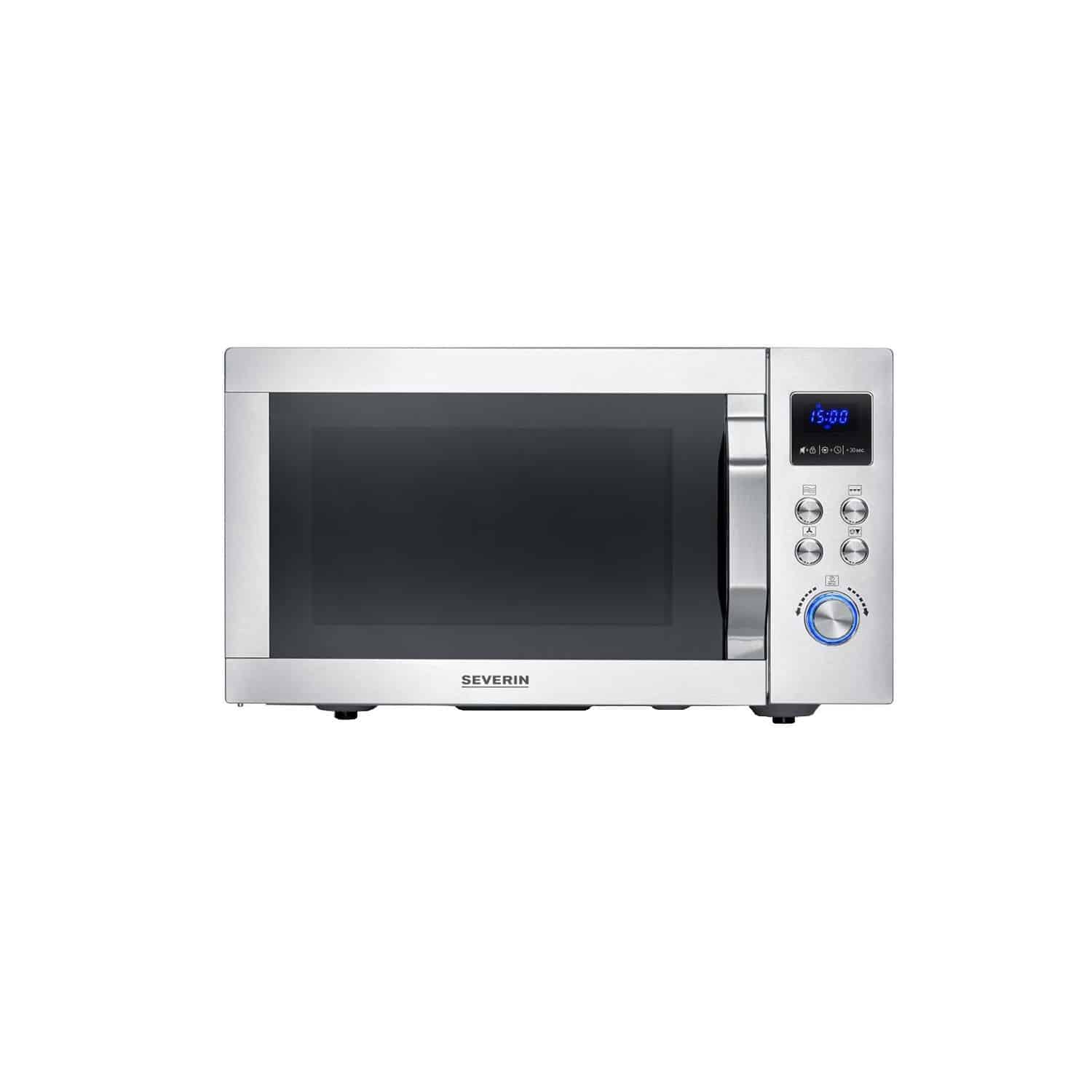 Cuptor cu microunde 4in1, 25 litri, Severin, S7918, argintiu