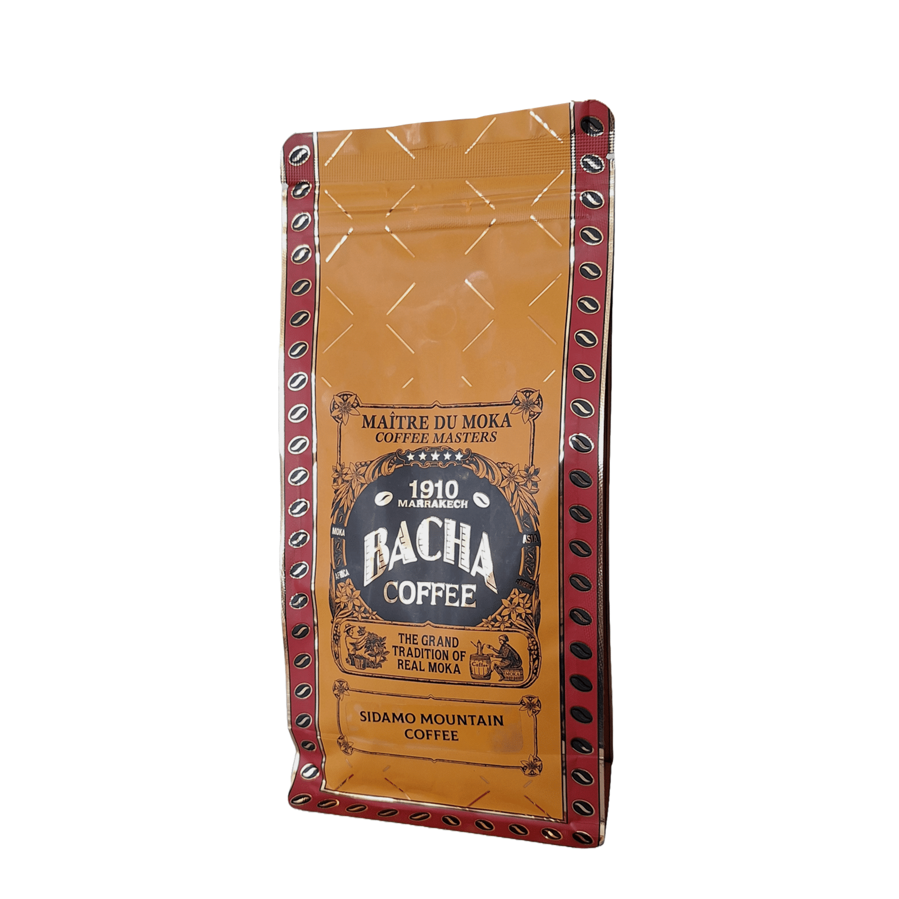 Cafea boabe premium 100% Arabica, Bacha Coffee, Sidamo Mountain, 250 g
