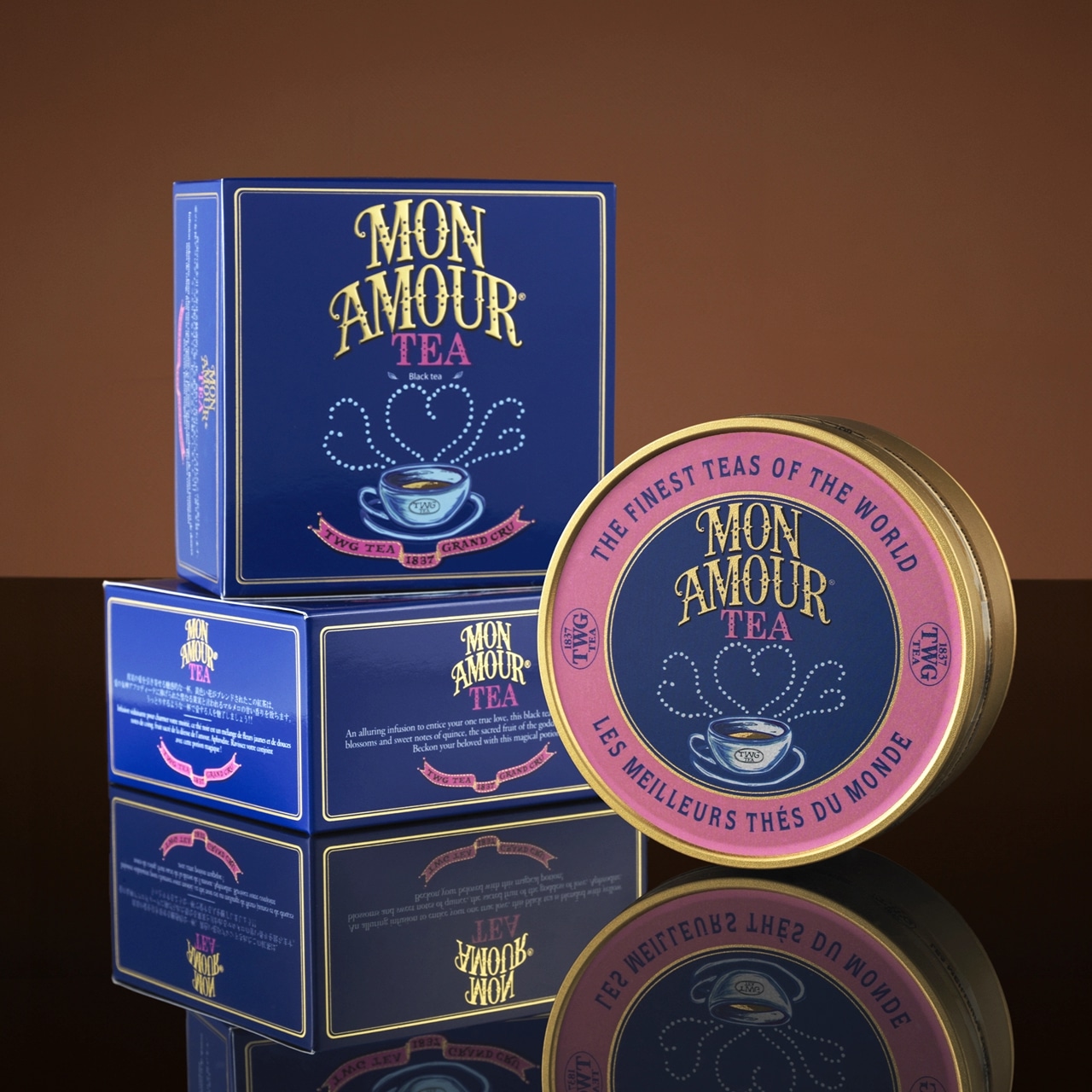 Ceai negru premium, TWG Tea, Mon Amour Tea - Caviar Tin, 100 g