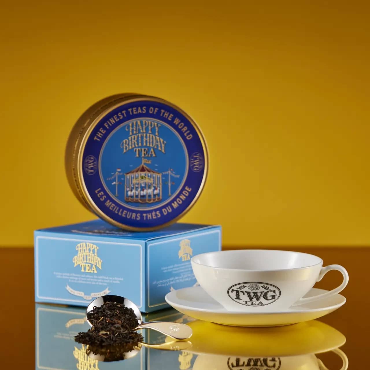 Ceai negru premium, TWG Tea, Happy Birthday Tea - Caviar Tin, 100 g
