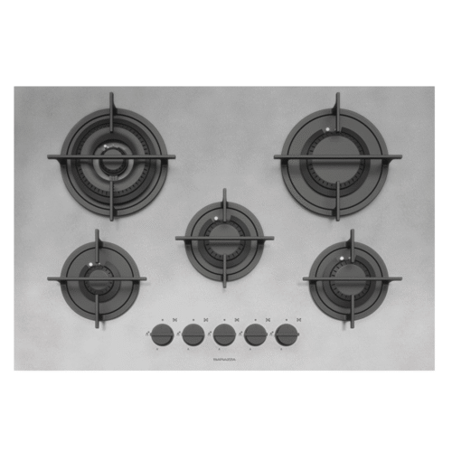 Plita incorporabila pe gaz, Barazza, colectie Mood, 5 arzatoare, 75 cm, inox mat
