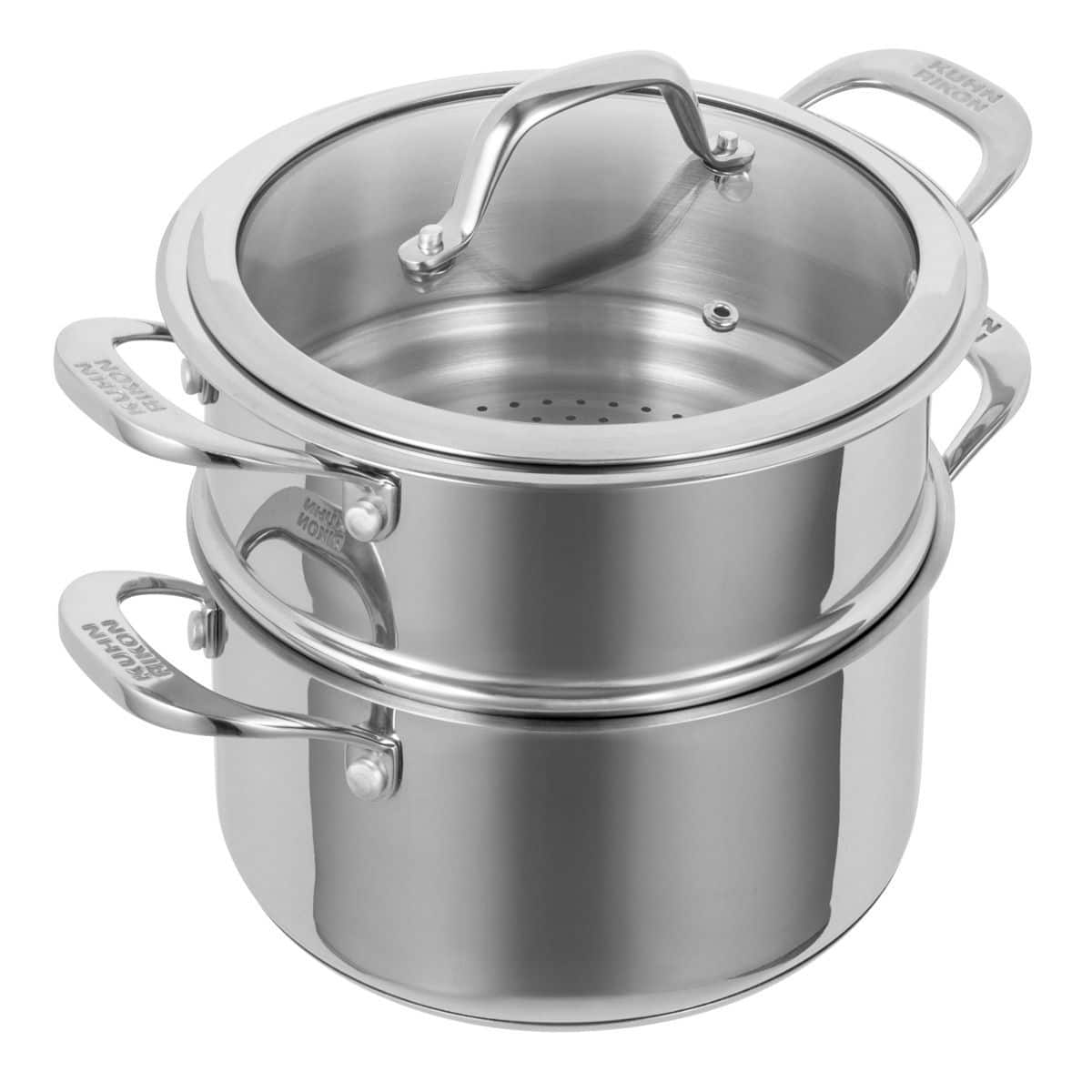 Oala de gatit la aburi, otel inoxidabil, 2.3 litri, Kuhn Rikon, Allround