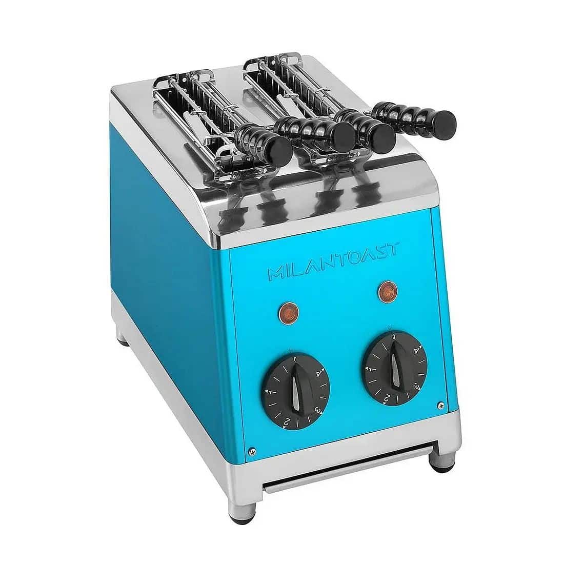 Prajitor de paine profesional, MILANTOAST, Classic, 2 felii, 1370 W, albastru
