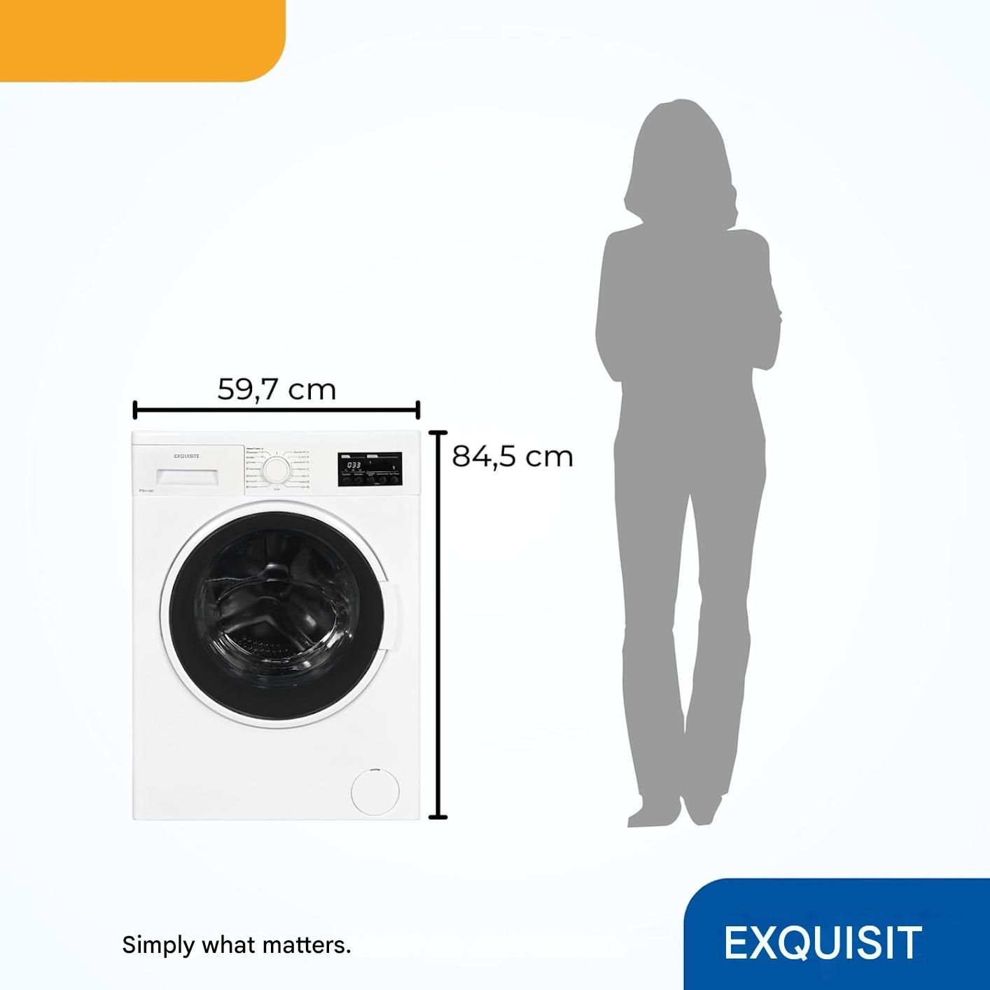 Masina de spalat rufe cu uscator, Exquisit, 9 kg, 1400 rpm, alb