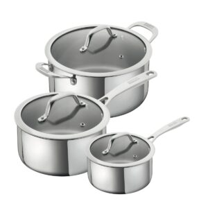 Set vase de gatit, otel inoxidabil, 3 piese, Kuhn Rikon, Allround, 37481