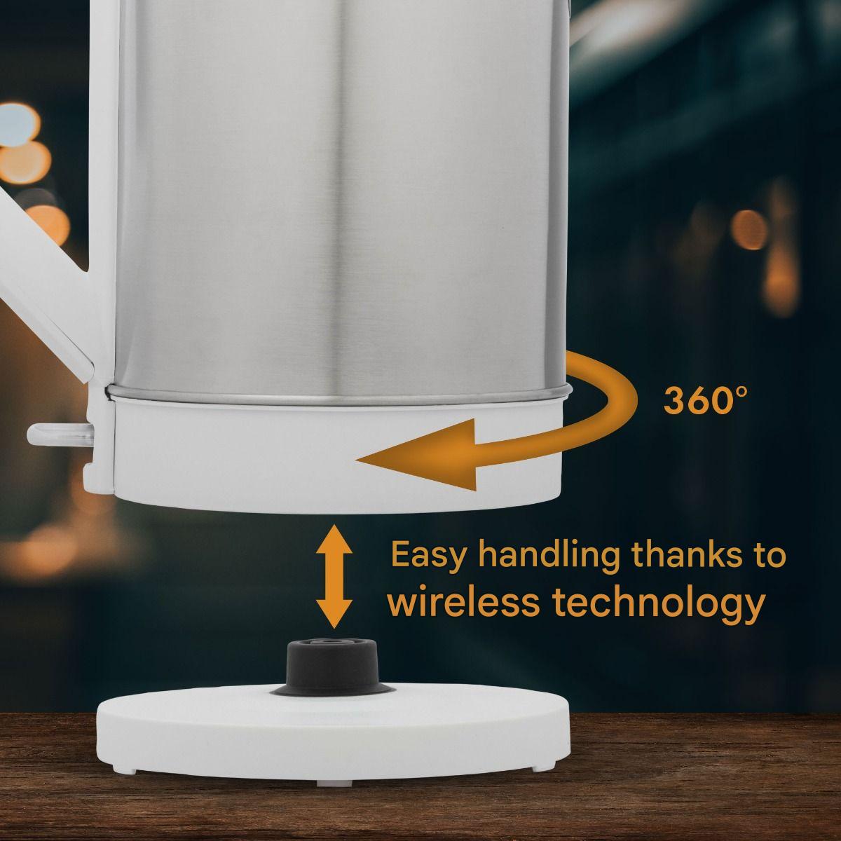 Fierbator apa, Clatronic, 1.5 litri, 2200 W, alb