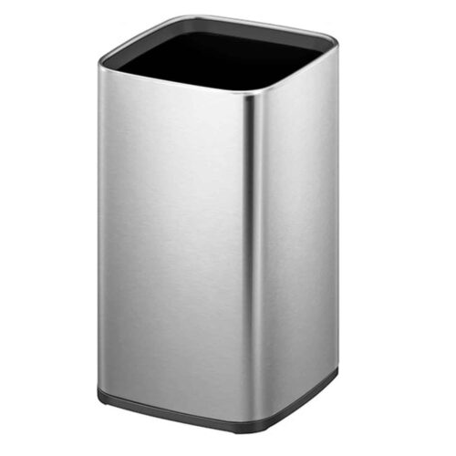 Cos de gunoi, EKO, Laguna Open Top, 12 litri, 1 compartiment, inox