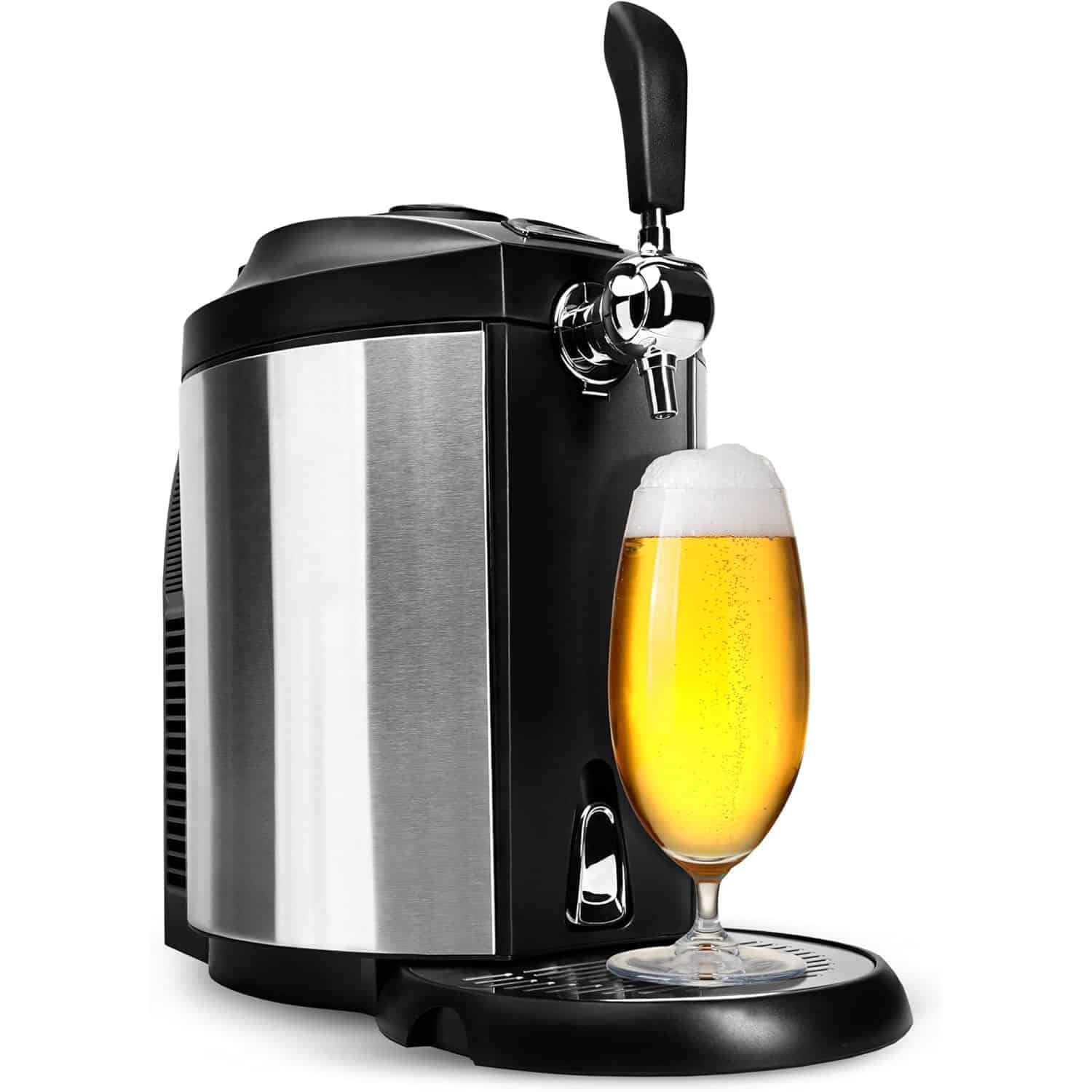 Dozator bere cu racire, Clatronic, 5 litri, inox