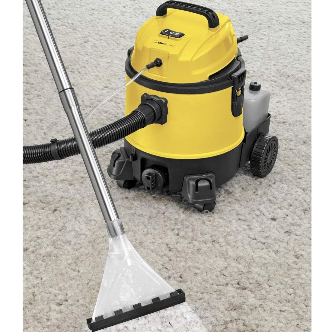 Aspirator multifunctional cu spalare 4in1, Clatronic, 1200 W, galben