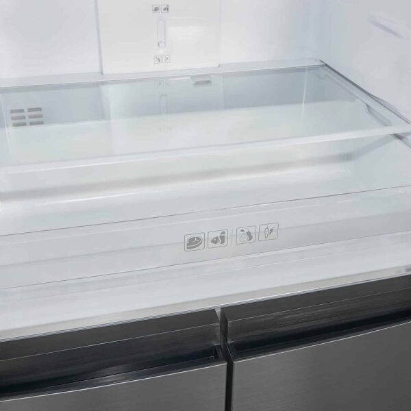 Frigider side by side Exquisit, Full No Frost, 362 litri, inox