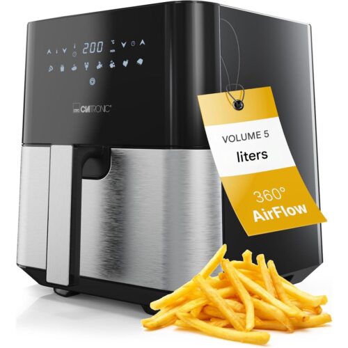 Friteuza cu aer cald Air Fryer, Clatronic, 5 litri, negru