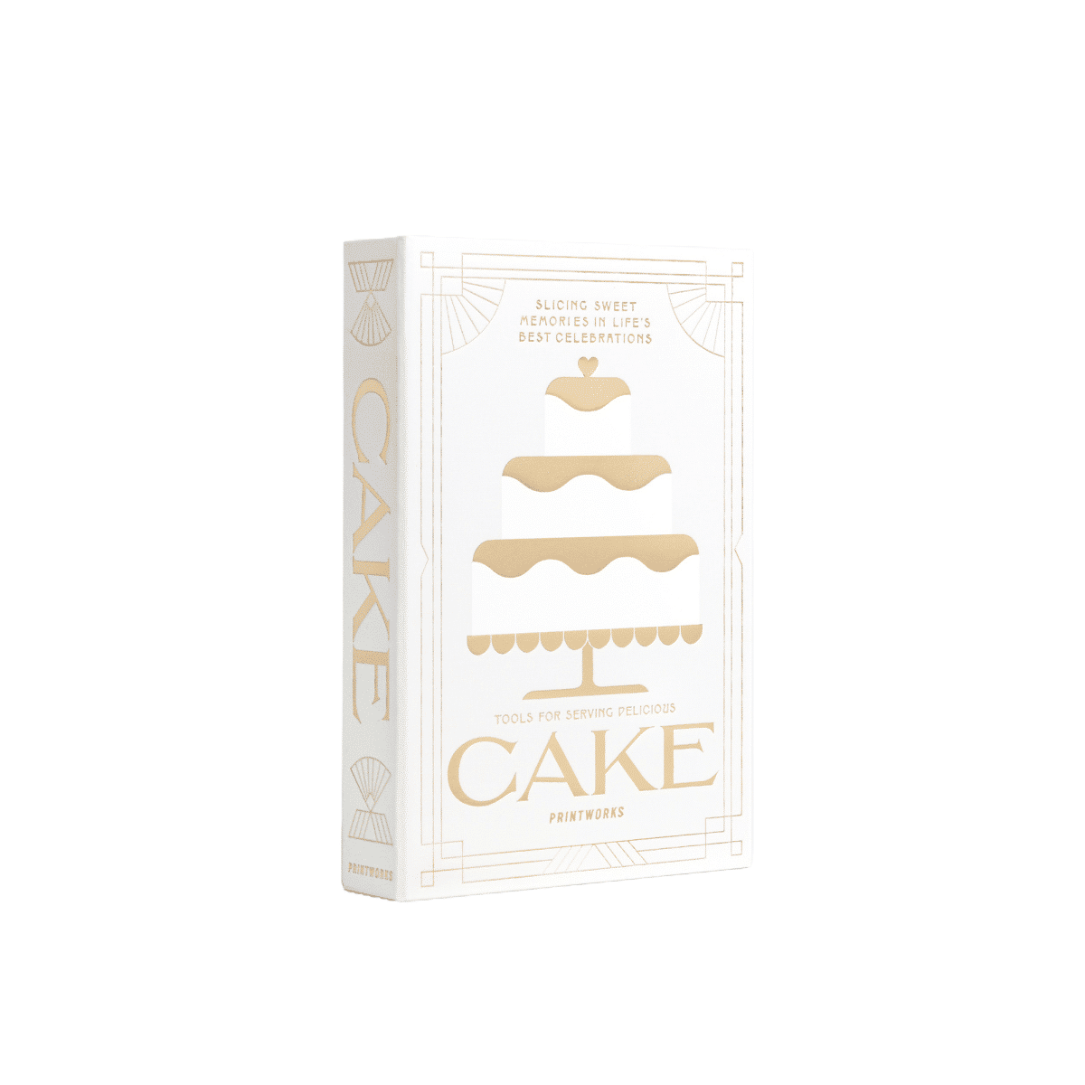 Set ustensile pentru tort, 8 piese, Printworks, Cake, alb