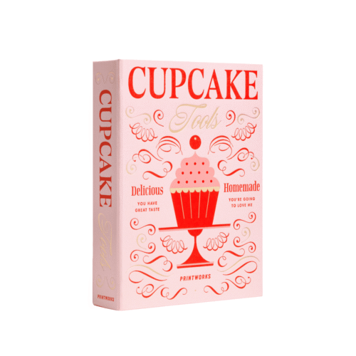 Set ustensile pentru briose, 22 piese, Printworks, Cupcake, roz