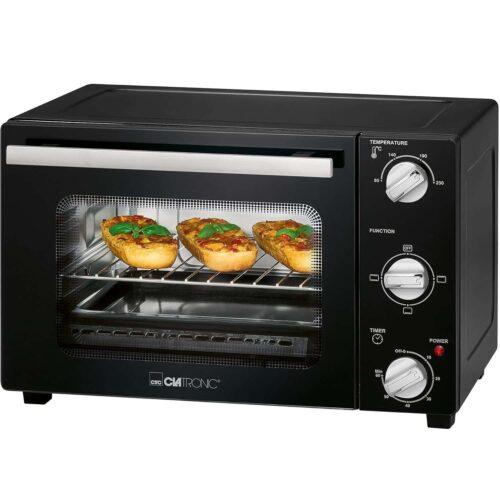 Cuptor electric cu convectie, Clatronic, 25 litri, negru