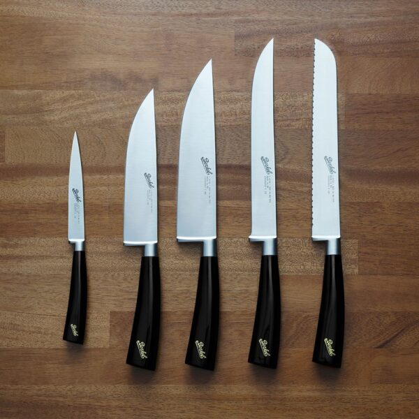 Set 5 cutite, Berkel, Elegance Sense Block, negru