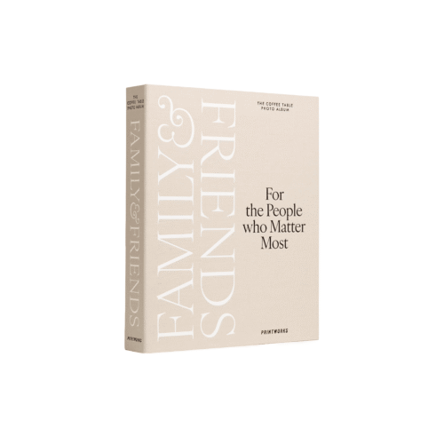 Album foto, 60 de poze 10 x 15 cm, Printworks, Family and Friends, bej