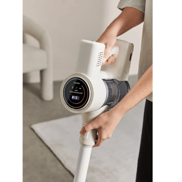 Aspirator vertical fara sac 2in1, CREATE, Cyclone Force Pro, alb