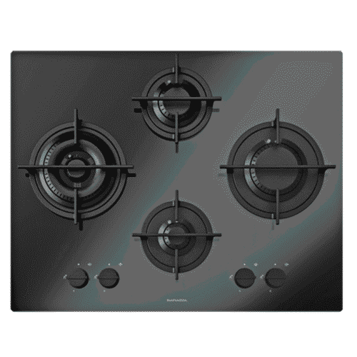 Plita incorporabila pe gaz, Barazza, colectie Mood, 4 arzatoare, 65 cm, negru