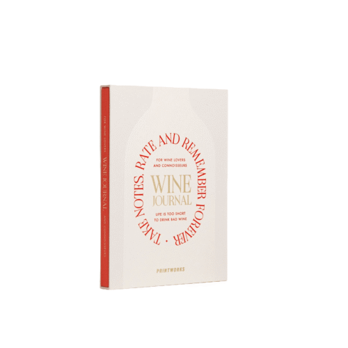 Jurnal pentru vin, Printworks, Wine Tasting Journal, rosu