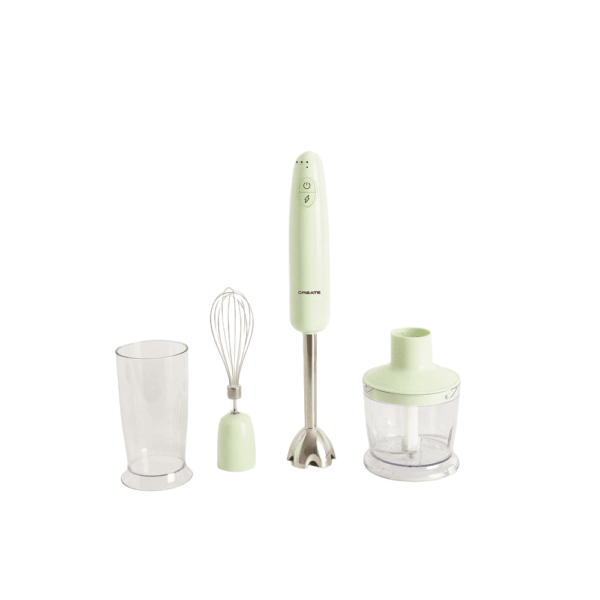 Blender de mana 3in1, CREATE, Fullmix Retro, verde pastel