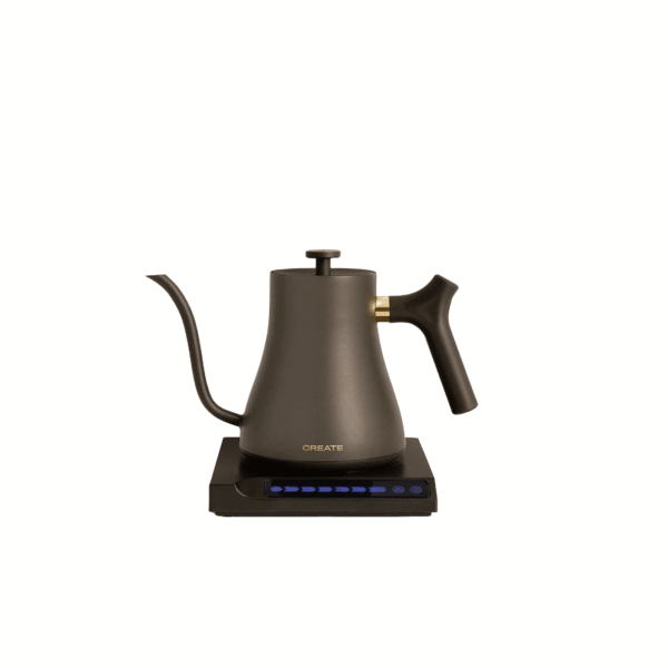 Fierbator apa pour-over, CREATE, Hattori Swan, 0.5 litri, negru mat