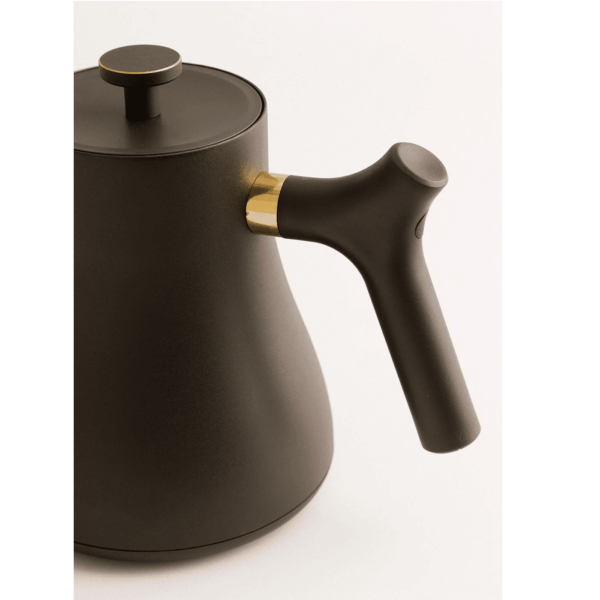 Fierbator apa pour-over, CREATE, Hattori Swan, 0.5 litri, negru mat