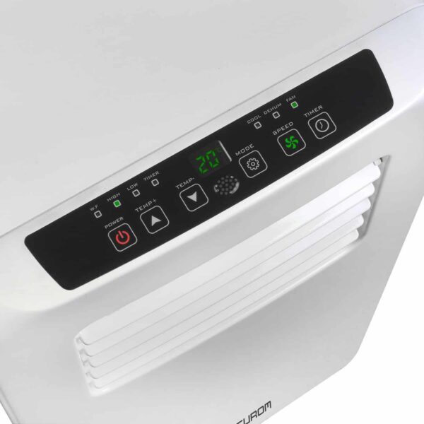 Aparat de aer conditionat portabil, Eurom, PAC 7.2, 7000 BTU, alb