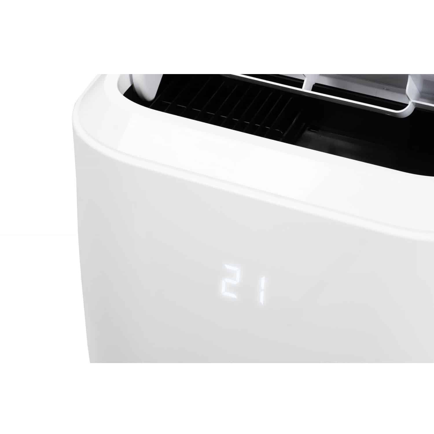 Aparat de aer conditionat portabil, Eurom, Coolsilent 90 Wifi, 9000 BTU, Wi-Fi, alb