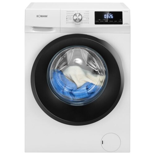 Masina de spalat rufe cu uscator, Bomann, WAT7186W, 8 kg, 1400 rpm, alb