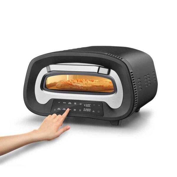 Cuptor electric pentru pizza pe vatra, Caso Germany, Pizza Chef 430°C, negru